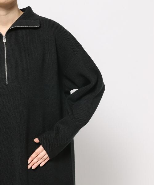 PAGEBOY（ページボーイ）の「ハイネックZIPニットワンピース（ワンピース/ドレス・レディース・ブラック09/ショコラ59/ペールブルー89・F）」の18枚目の写真