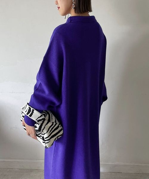 PAGEBOY（ページボーイ）の「ハイネックZIPニットワンピース（ワンピース/ドレス・レディース・ブラック09/ショコラ59/ペールブルー89・F）」の11枚目の写真