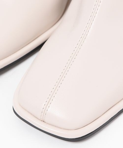 PAGEBOY（ページボーイ）の「ストレッチスクエアブーツ（シューズ・レディース・オフホワイト05/ブラック09・M(23.5cm)/L(24.5cm)）」の16枚目の写真