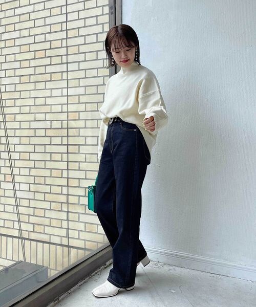 PAGEBOY（ページボーイ）の「ストレッチスクエアブーツ（シューズ・レディース・オフホワイト05/ブラック09・M(23.5cm)/L(24.5cm)）」の5枚目の写真