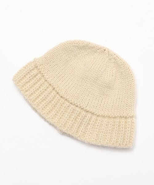 PAGEBOY（ページボーイ）の「ニットバケハ（帽子・レディース・ブラック09/クリーム62・FREE）」の7枚目の写真