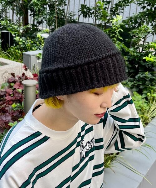 PAGEBOY（ページボーイ）の「ニットバケハ（帽子・レディース・ブラック09/クリーム62・FREE）」の3枚目の写真