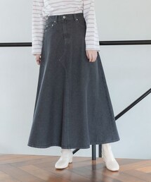 studio CLIP | リメイク風フレアデニムスカート(スカート)