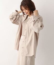 GLOBAL WORK（グローバルワーク）の「軽やかコーデュロイシャツ（トップス）」