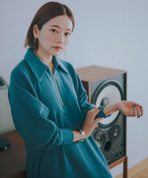 GLOBAL WORK（グローバルワーク）の「高山直子さんコラボ/ハーフジップ