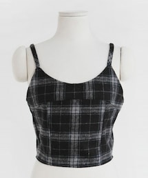 DHOLIC | レザー調バックジッパービスチェ(その他トップス)