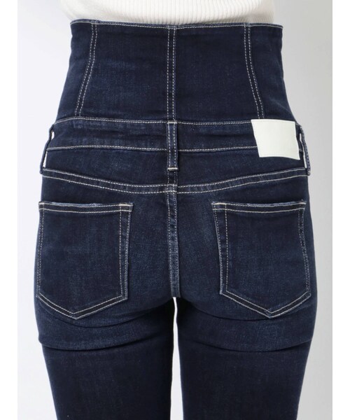 GYDA（ジェイダ）の「ハイウエストボタン スキニーデニムパンツ（デニムパンツ・インディゴ・S）」の21枚目の写真