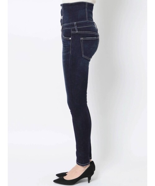 GYDA（ジェイダ）の「ハイウエストボタン スキニーデニムパンツ（デニムパンツ・インディゴ・S）」の18枚目の写真