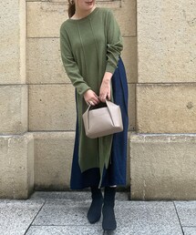 Chez toi | ニット×布帛切替2WAYワンピース(ワンピース/ドレス)