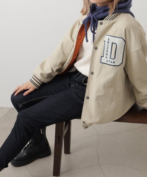 DOUBLE NAME（ダブルネーム）の「部分コーデュロイスリムサルエル