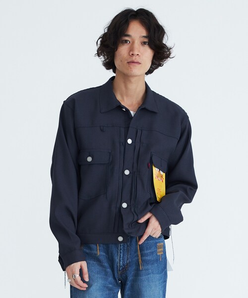 FACCIES（ファチーズ）の「<別注>WORK JAKCET（その他アウター・メンズ・ECRU/D.GRY/CCL/BLK・1/2）」の2枚目の写真