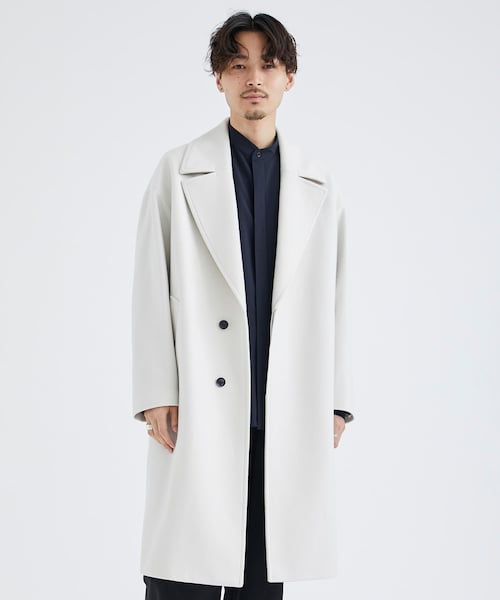 city（シティ）の「OVER CHESTER COAT（その他アウター・メンズ・ECRU/BLU/GRY/BLK・1/2/3）」の3枚目の写真