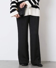 【6/29削除】Deuxieme Classe レオパードパンツ 38 美品 Deuxieme Classe（ドゥーズィエムクラス）の「Black レオパードパンツ