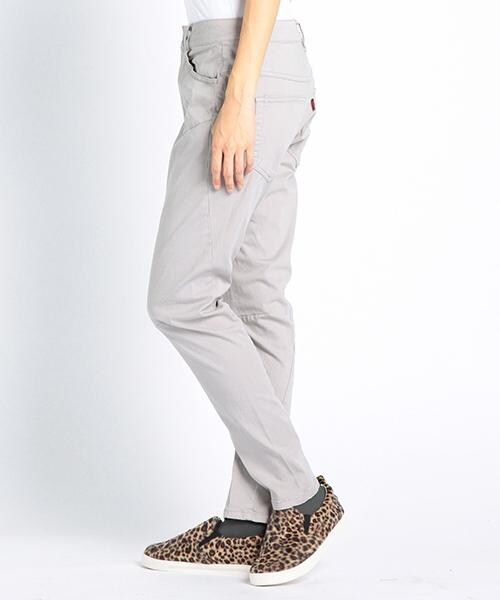 DOUBLE NAME（ダブルネーム）の「スリムサルエルカラーパンツ（パンツ・レディース・ブラック/サックス/ライトグレー/ラベンダー・S/M/L）」の5枚目の写真