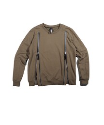 HOLLYWOOD HEARTBREAKER | Double-Zip Biker Sweater/Khaki(その他)