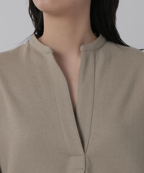 Chaos（カオス）の「ラクレジャージ－シャツプルオーバー（トップス・レディース・ベージュ55/ブラウン57・FREE）」の17枚目の写真