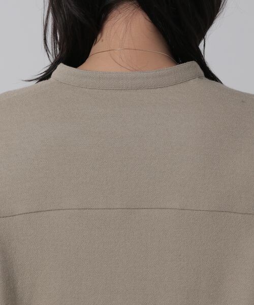 Chaos（カオス）の「ラクレジャージ－シャツプルオーバー（トップス・レディース・ベージュ55/ブラウン57・FREE）」の18枚目の写真