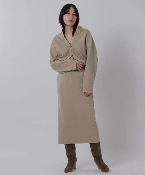 Chaos（カオス）の「ラクレジャージ－シャツプルオーバー（トップス・レディース・ベージュ55/ブラウン57・FREE）」の6枚目の写真