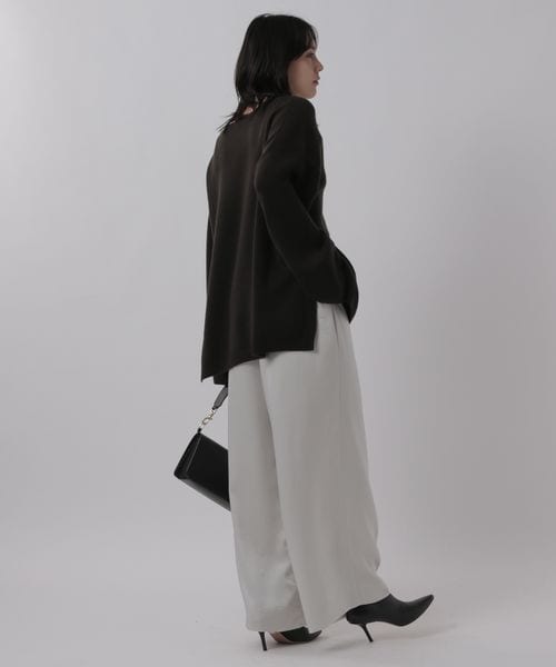 再値下げChaos ハンロサテンワイドパンツ 再値下げChaos ハンロサテンワイドパンツ