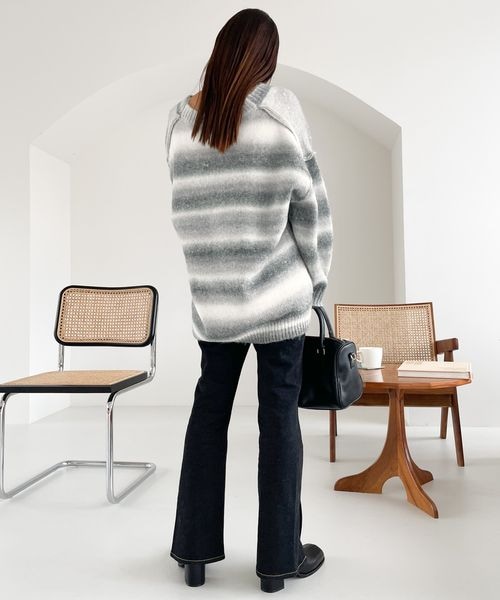 Heather（ヘザー）の「グラデーションニットカーディガン