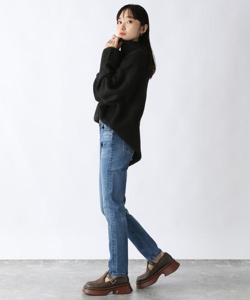 JEANASIS（ジーナシス）の「5Gストレッチカラーハイネックプルオーバー