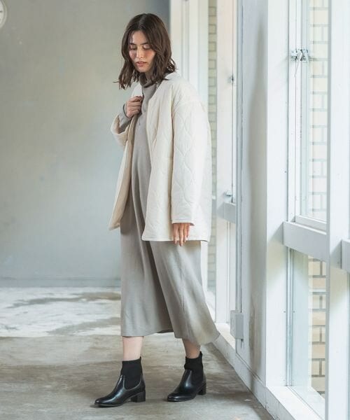 LEPSIM（レプシィム）の「12ゲージ満たされニットワンピース（ワンピース/ドレス・レディース・ブラック09/グレージュ13/ブルー85・FREE SIZE）」の11枚目の写真