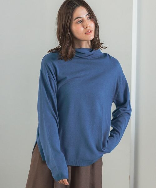 LEPSIM（レプシィム）の「12ゲージ満たされニットワンピース（ワンピース/ドレス・レディース・ブラック09/グレージュ13/ブルー85・FREE SIZE）」の17枚目の写真