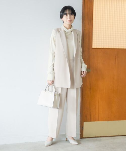 LEPSIM（レプシィム）の「14ゲージシアーハイネックニットプルオーバー（トップス・レディース・アイボリー08/ブラック09/ブルー85・M/L）」の17枚目の写真