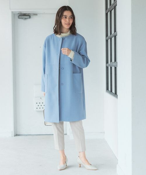 LEPSIM（レプシィム）の「14ゲージシアーハイネックニットプルオーバー（トップス・レディース・アイボリー08/ブラック09/ブルー85・M/L）」の7枚目の写真