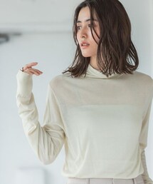 LEPSIM | 14ゲージシアーハイネックニットプルオーバー(トップス)