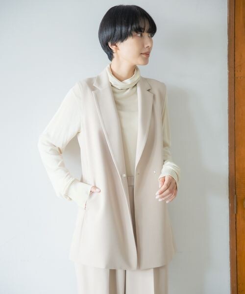 LEPSIM（レプシィム）の「14ゲージシアーハイネックニットプルオーバー（トップス・レディース・アイボリー08/ブラック09/ブルー85・M/L）」の18枚目の写真