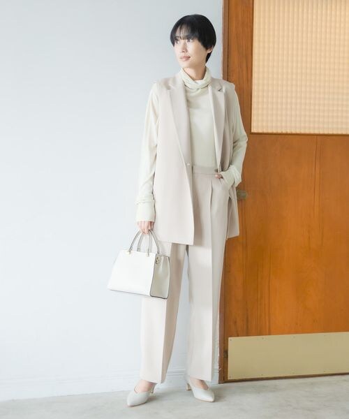 LEPSIM（レプシィム）の「14ゲージシアーハイネックニットプルオーバー（トップス・レディース・アイボリー08/ブラック09/ブルー85・M/L）」の15枚目の写真