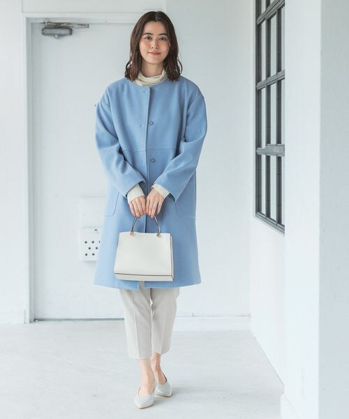 LEPSIM（レプシィム）の「14ゲージシアーハイネックニットプルオーバー（トップス・レディース・アイボリー08/ブラック09/ブルー85・M/L）」の8枚目の写真