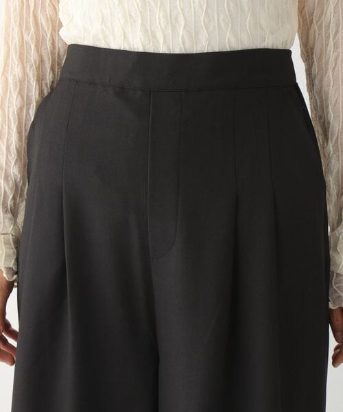 LEPSIM（レプシィム）の「タックワイドパンツ（パンツ・レディース・ブラック09/グレー15/ブラウン55/ブルー83・FREE SIZE）」の13枚目の写真