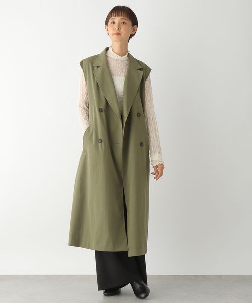 LEPSIM（レプシィム）の「タックワイドパンツ（パンツ・レディース・ブラック09/グレー15/ブラウン55/ブルー83・FREE SIZE）」の7枚目の写真