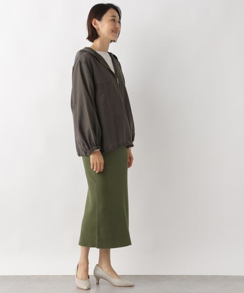 LEPSIM(レプシィム)の「アノラックジッププルオーバー(トップス・レディース・グレージュ13/チャコール19・FREE SIZE)」の5枚目の写真