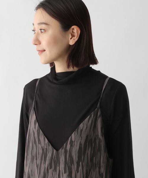 LEPSIM（レプシィム）の「シアータートルカットソー（トップス・レディース・オフホワイト05/ブラック09/ピンク21/グリーン75・FREE SIZE）」の8枚目の写真