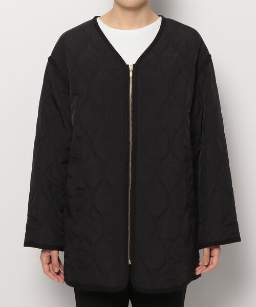 LEPSIM(レプシィム)の「撥水キルティングジャケット(ジャケット/アウター・レディース・アイボリー08/ブラック09/カーキ78・M/L)」の13枚目の写真