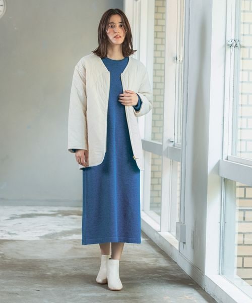 LEPSIM(レプシィム)の「撥水キルティングジャケット(ジャケット/アウター・レディース・アイボリー08/ブラック09/カーキ78・M/L)」の5枚目の写真