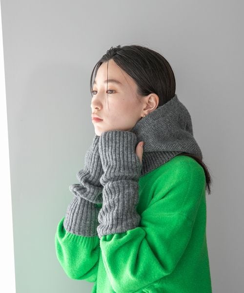 LOWRYS FARM（ローリーズファーム）の「バラクラバ（ファッション雑貨・レディース・GRY0/グレー18/オレンジ45/ブラウン55・FREE）」の5枚目の写真