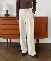 LOWRYS FARM | サイドボタンワイドパンツ(パンツ)