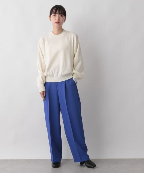 LOWRYS FARM（ローリーズファーム）の「サイドボタンワイドパンツ（パンツ・レディース・アイボリー08/ブラック09/ブルー85・S/F）」の15枚目の写真