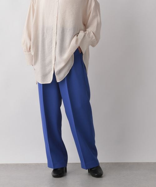 LOWRYS FARM（ローリーズファーム）の「サイドボタンワイドパンツ（パンツ・レディース・アイボリー08/ブラック09/ブルー85・S/F）」の17枚目の写真