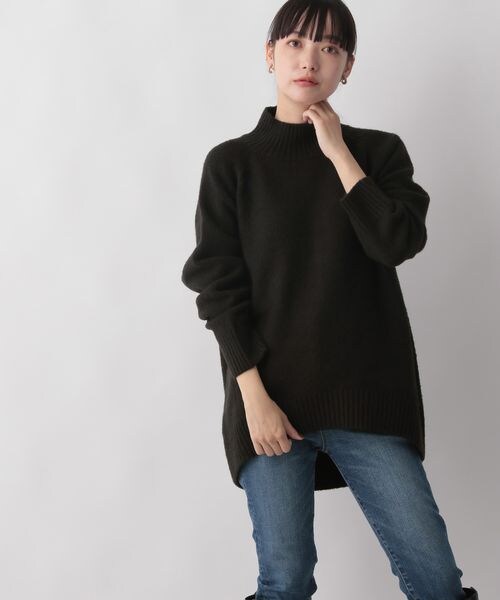 LOWRYS FARM（ローリーズファーム）の「モチモチハイネック（トップス・レディース・アイボリー08/ブラック09/ライトグレー12/オレンジ45/ブルー85・フリーサイズ）」の2枚目の写真