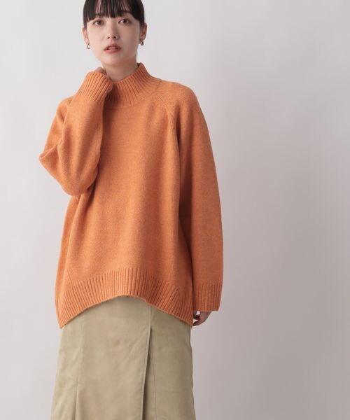 LOWRYS FARM（ローリーズファーム）の「モチモチハイネック（トップス・レディース・アイボリー08/ブラック09/ライトグレー12/オレンジ45/ブルー85・フリーサイズ）」の15枚目の写真