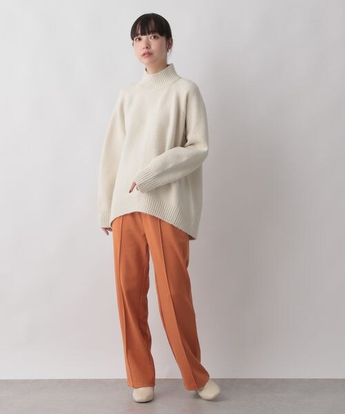 LOWRYS FARM（ローリーズファーム）の「モチモチハイネック（トップス・レディース・アイボリー08/ブラック09/ライトグレー12/オレンジ45/ブルー85・フリーサイズ）」の6枚目の写真