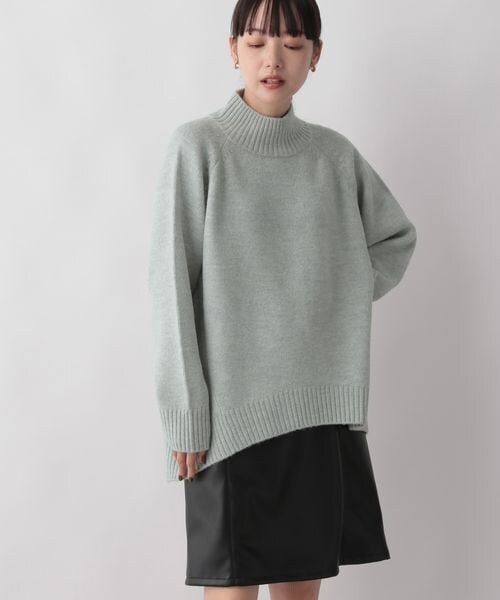 LOWRYS FARM（ローリーズファーム）の「モチモチハイネック（トップス・レディース・アイボリー08/ブラック09/ライトグレー12/オレンジ45/ブルー85・フリーサイズ）」の3枚目の写真