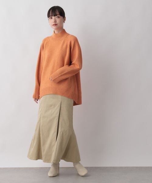 LOWRYS FARM（ローリーズファーム）の「モチモチハイネック（トップス・レディース・アイボリー08/ブラック09/ライトグレー12/オレンジ45/ブルー85・フリーサイズ）」の13枚目の写真