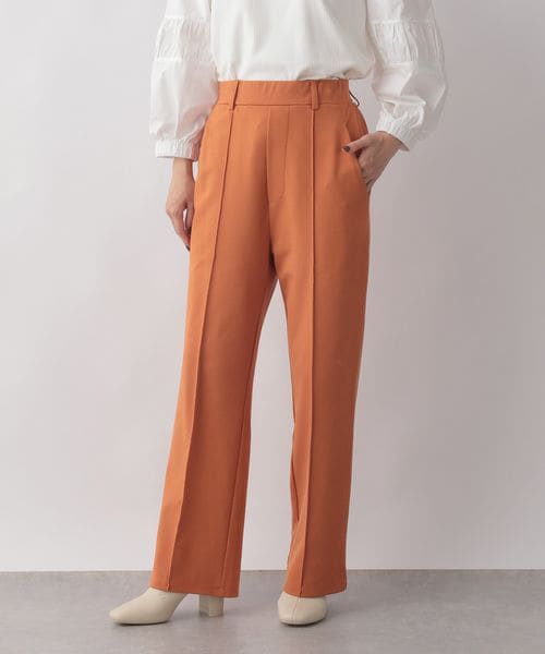 LOWRYS FARM(ローリーズファーム)の「スタイルUPポンチパンツ(パンツ・レディース・アイボリー08/ブラック09/オレンジ45/ブラウン55・M/L)」の10枚目の写真