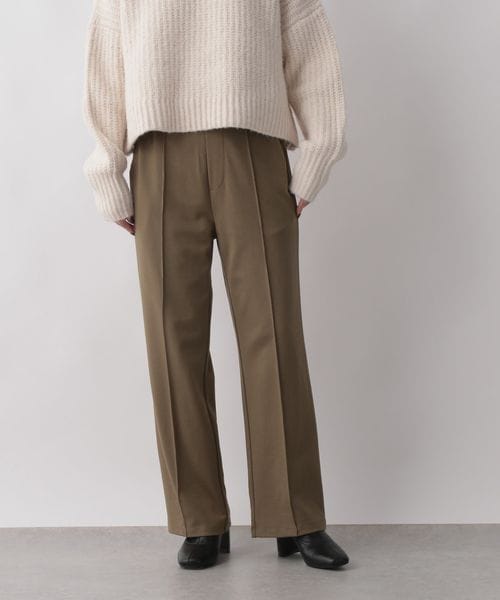 LOWRYS FARM(ローリーズファーム)の「スタイルUPポンチパンツ(パンツ・レディース・アイボリー08/ブラック09/オレンジ45/ブラウン55・M/L)」の4枚目の写真